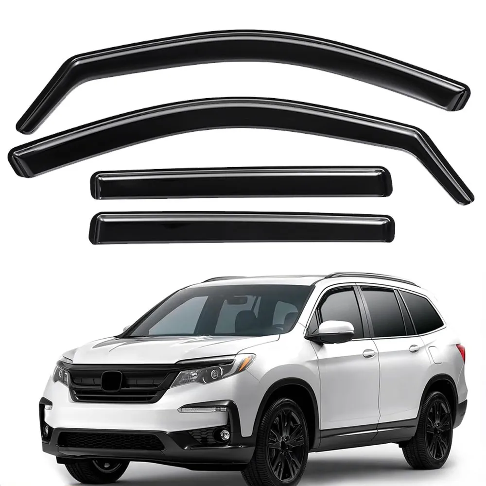 

For 2023-2025 Honda Pilot In-Channel Window Visors Vent Shade Sun Rain Guards 4x