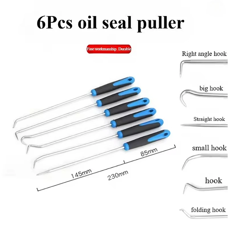 6Pcs Auto Reparatur Mini Hand Haken Werkzeug Öl Dichtung Schraubendreher O-Ring Removal Tool Set Präzision Schraubendreher-set öl Dichtung Puller