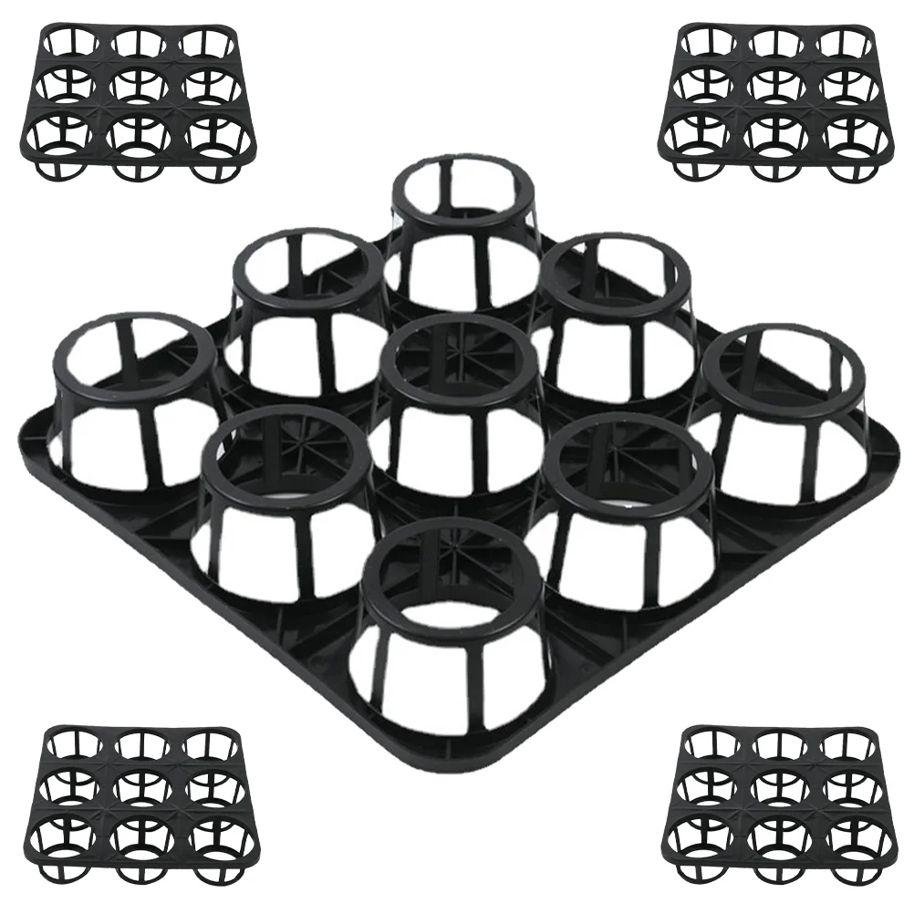 

5 Pcs Flower Pot Bracket Germination Trays Veggie Grow Plug Sprouting Plant Nursery Racks Outdoor