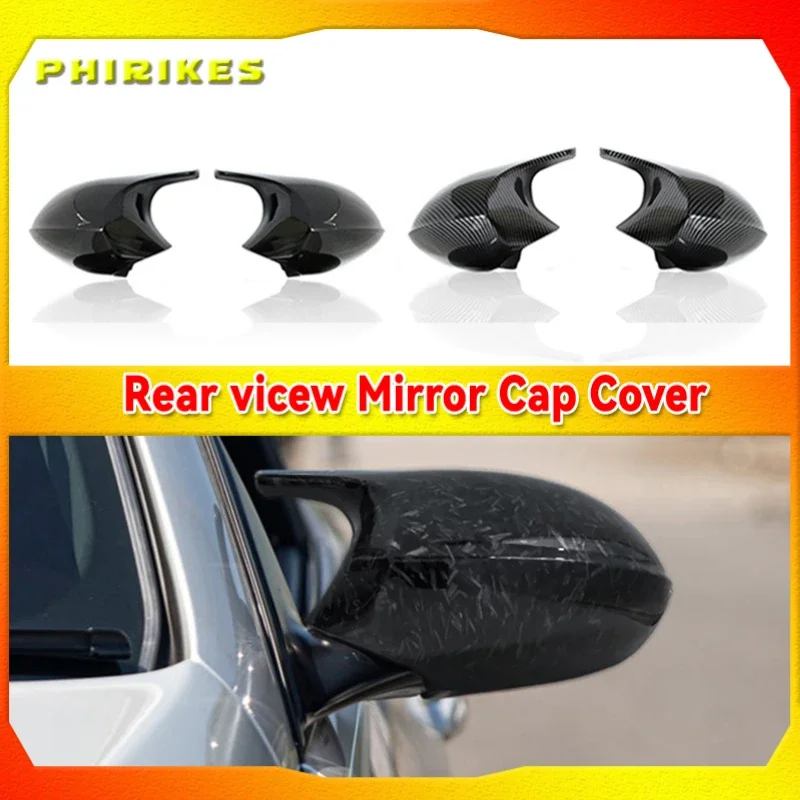 

Rearview High Quality Side M3 M Style Horn Carbon Fiber Pattern Mirror Cover for BMW 1 3 Series E81 E82 E87 E88 E90 E91 E92 E93