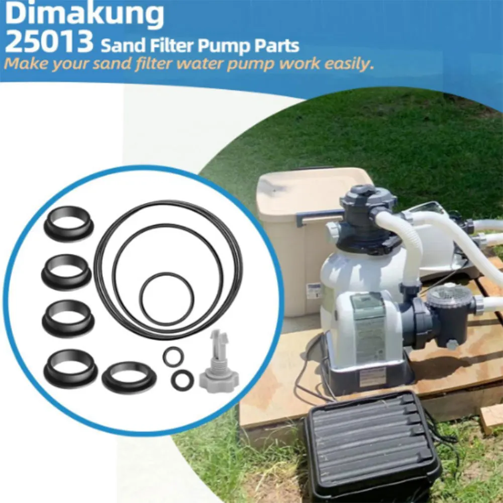 25013 Sand Filter Pump Seal Gasket Parts Air Release Valve & O-Rings for Intex Sand Filter Pump Seal Gasket Kit