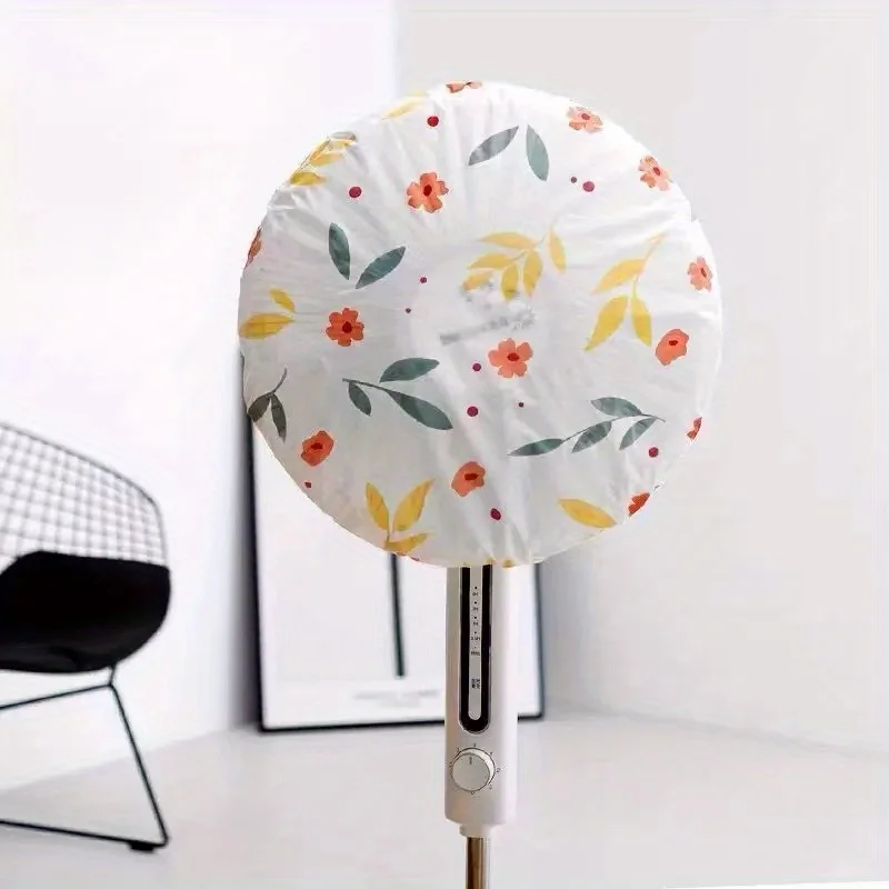 Protector de cubierta de ventilador redondo universal, protector de ventilador eléctrico de pie de uso doméstico impermeable a prueba de polvo, accesorio protector duradero