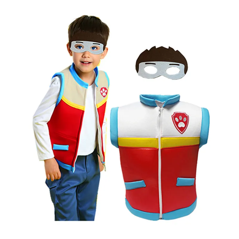 Costumi cosplay Carnevale Ryder Capitano Paw Patrol Abito da festa di compleanno Costume di ruolo per regali per bambini