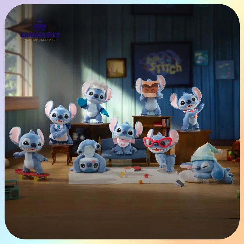 

Original New Toptoy Hello Stitch Series Anime Action Figure Blind Box Cute Ornaments Mystery Box Flocking Trend Toy Custom Gift