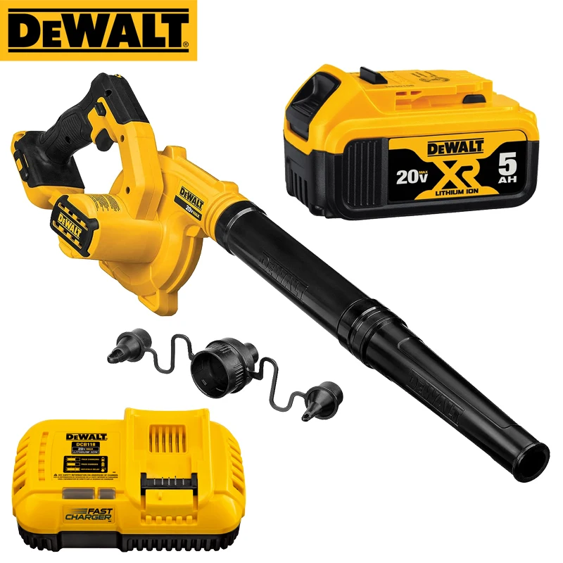 Conjuntos de Bateria Bateria de Lítio 20v Poeira Limpa ar Ventilador Combinação de Combinação 2.0ah 4.0ah 5.0ah Dewalt-dce100