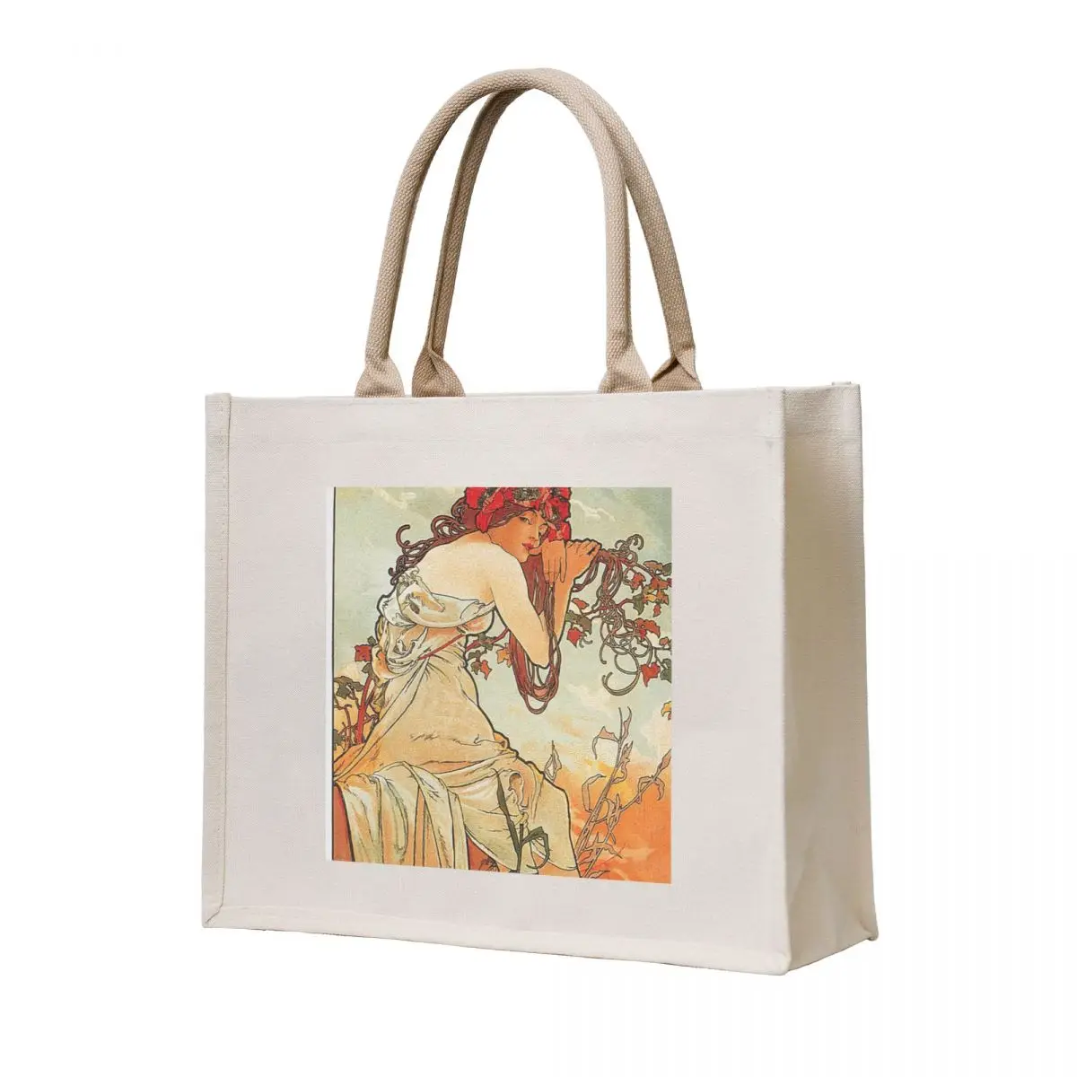 

Summer - Alphonse Mucha - 1896 Tote Bag bag for beach tote bag women cute tote