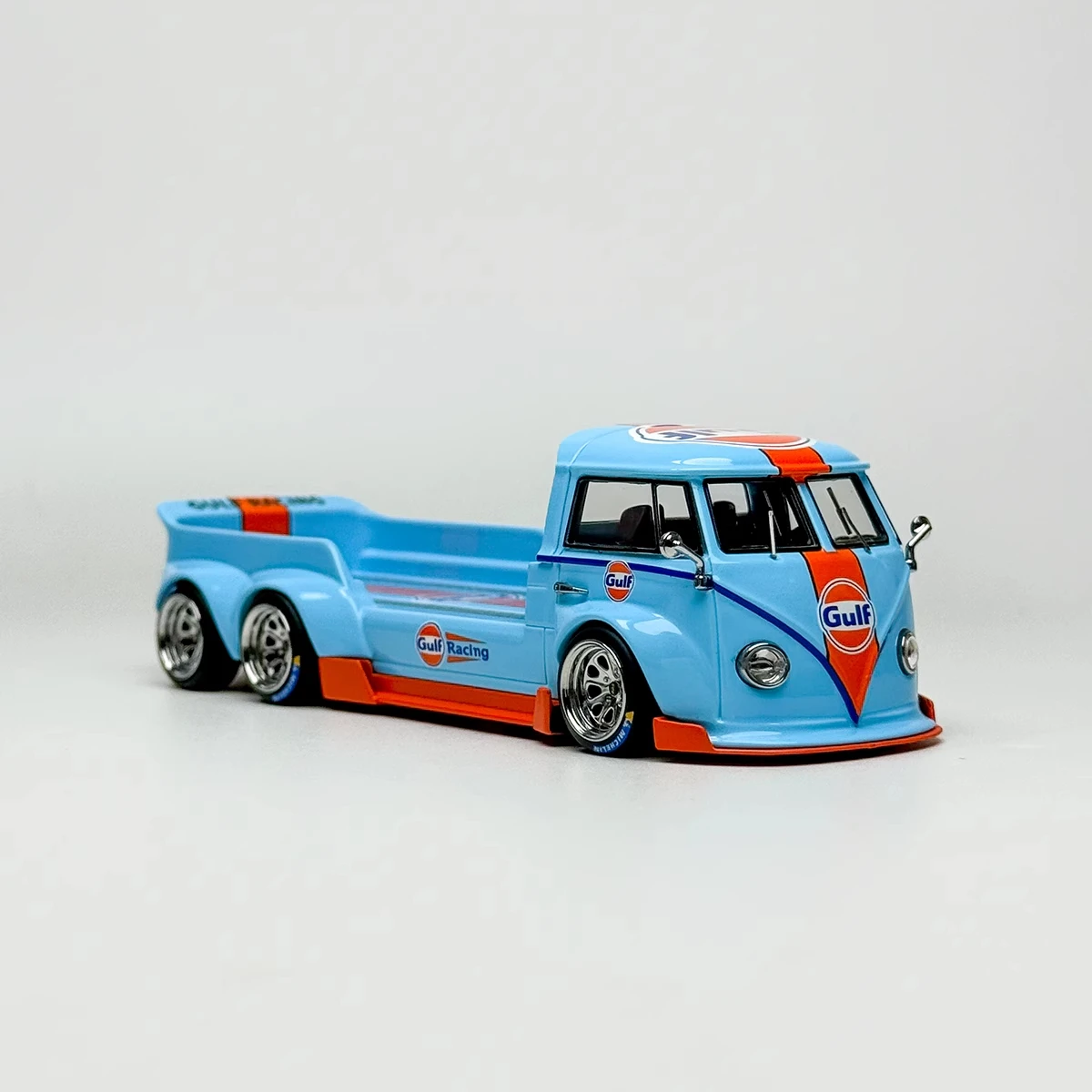 Liberty 1/64 Liberty64 T1 Trailer GULF Racing Blue Die-cast Alloy Car Model Collection gift