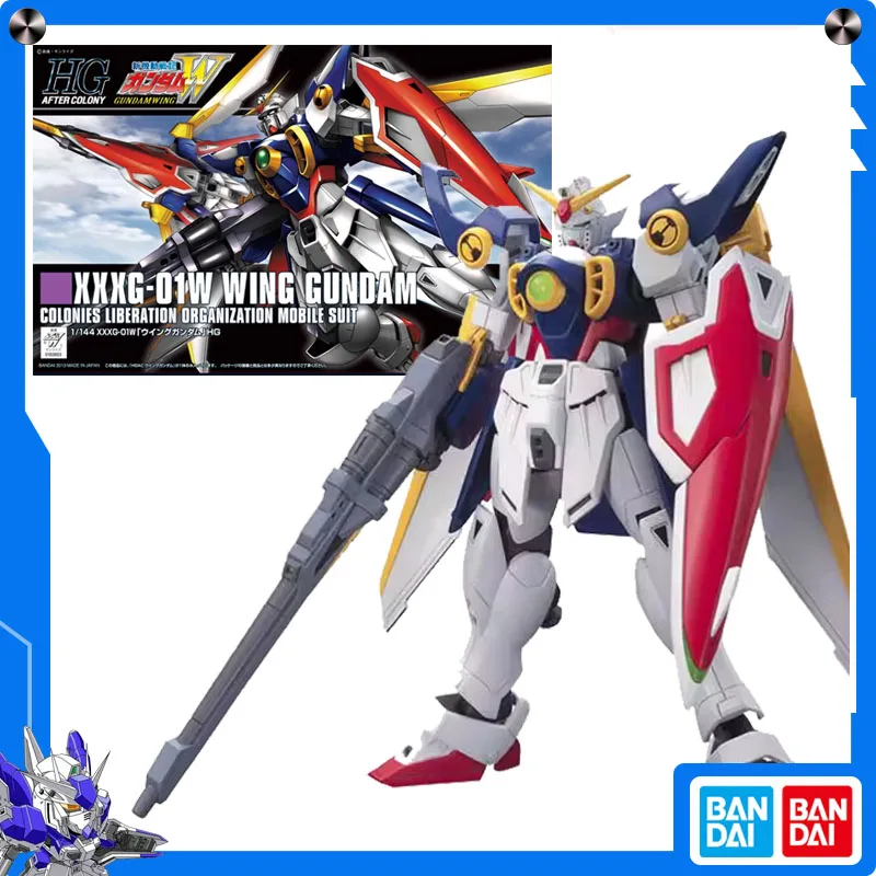 

Оригинальная аниме-фигурка Bandai HG XXXG-01W Wing Gundam HGAC 1/144 Ex, стандартная модель, собранная игрушка, праздничный подарок, коллекция украшений