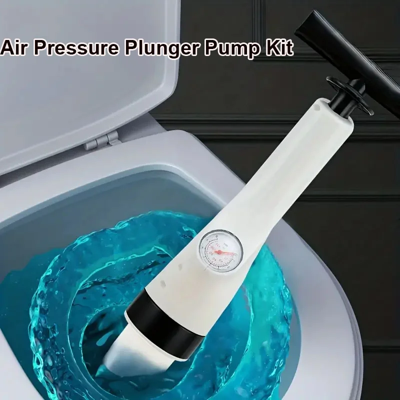 

High Air Pressure Toilet Plunger Pump Kits Cleaner Air Drain Cleaner Manual Pneumatic Dredge Tools Unblocker Pipes and Sinks