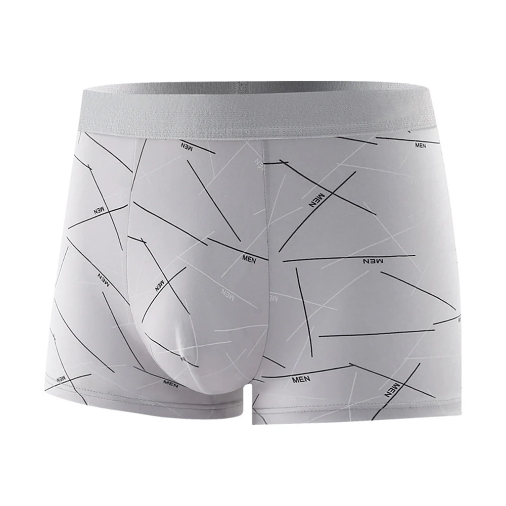 Atmungsaktive Boxershorts für Männer große Größen Ausbuchtung beutel Design weich und bequem für den täglichen Gebrauch zu allen Jahreszeiten geeignet