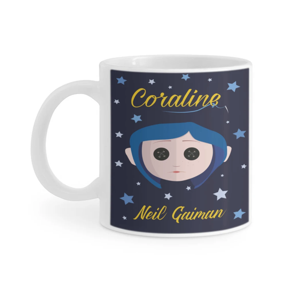 

Movie-Coraline Coffee Milk Cup Mocha Cat Panda Bear Couple Christmas Mug Kawaii Cups Original Mugs 11oz