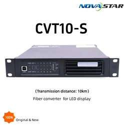 Novastar CVT10-S Fiber Converter Support VX1000 VX600 VX16S JR MCTRL4K NovaPro UHD With 10G OPT Port And 10 LAN Output
