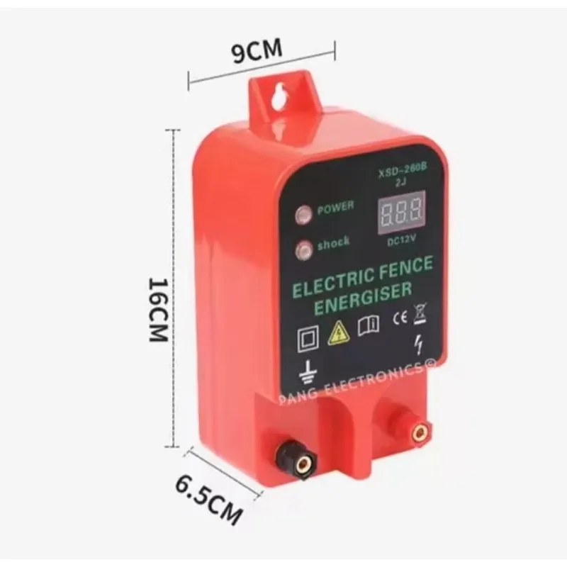Portable 10km Solar Panel Electric Fence Energizer Classic Farm Electric Fence Transformer Equipment Plastic for Garden Use