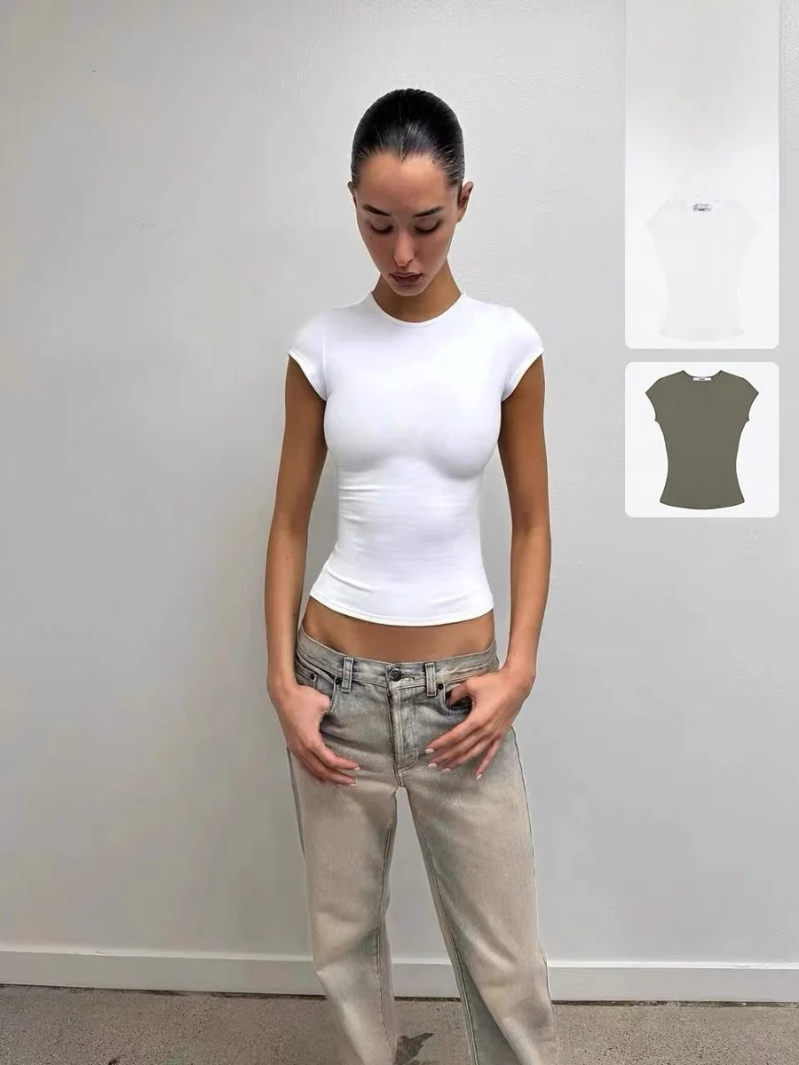 

Круглая футболка Tankair Ne Color, удобная футболка из облегающей ткани, детская футболка из мягкого хлопка ort Sve, летний повседневный топ