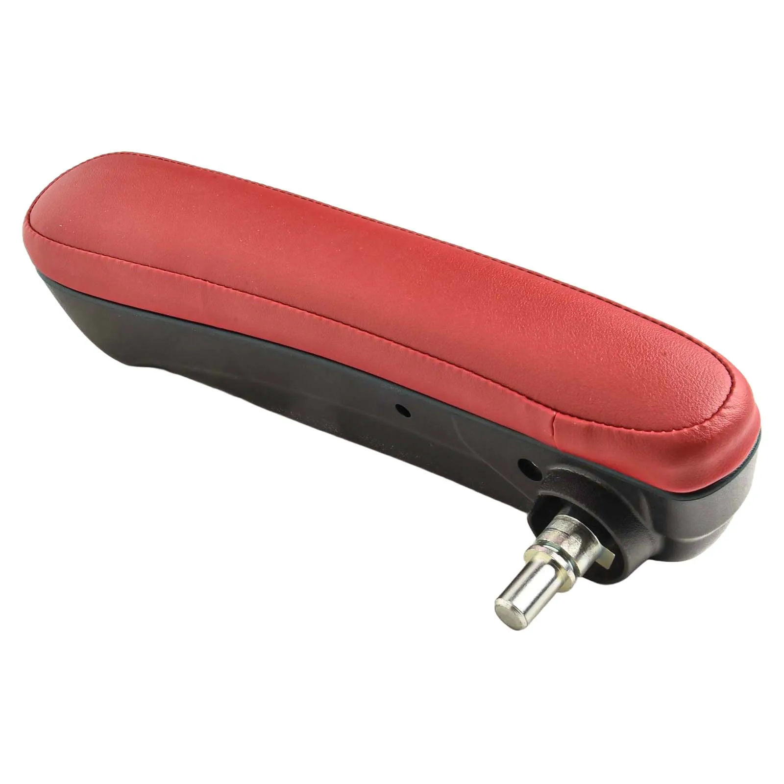 

Car Interior Upgrade Red Black Front Seat Armrest Automotive Armrest 6BV31KRLAA Leather Cover Quick Installation