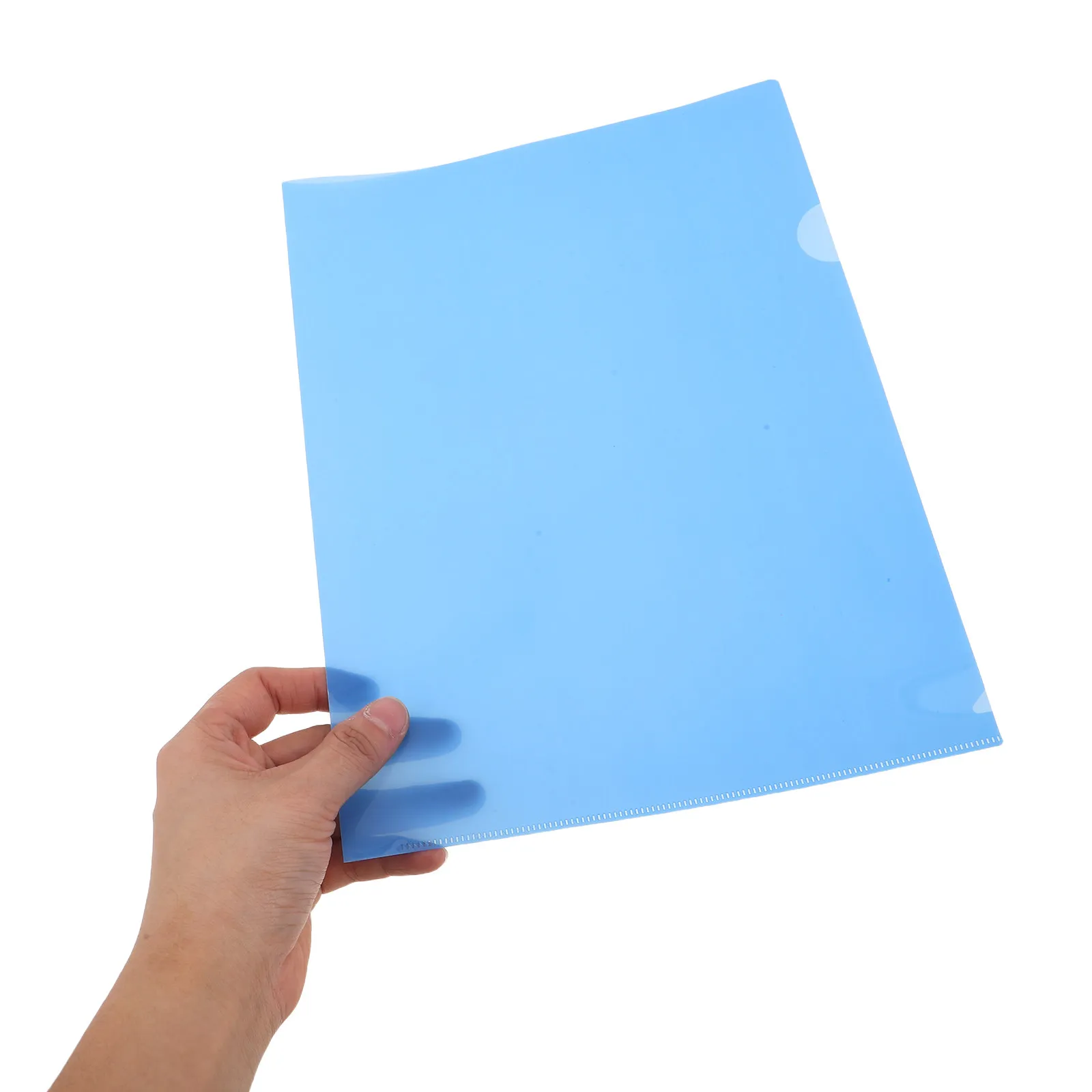 

25Pcs Plastic A4 Waterproof File Organizer Folder Transparent Side Opening Document Holder Receipt Organizer File Holders