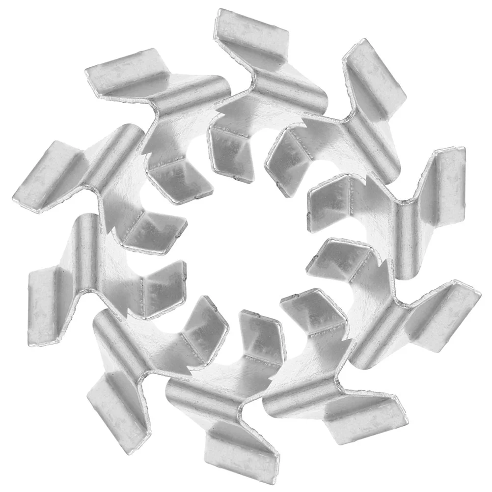 

20 Pcs Office Cabinet Buckle Adjustable Shelving Brackets Silver Shelf Support Clips Strong Load Bearing Metal Storage Easy