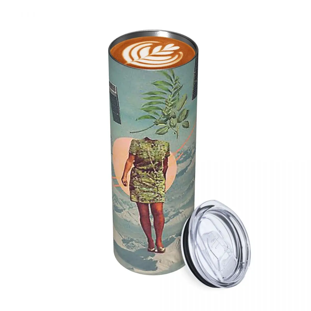 Hello Gorgeou Stainless Steel Tumbler Vacuum Insulated Mugs Thermal Cold Cup Straw With Lid 20oz