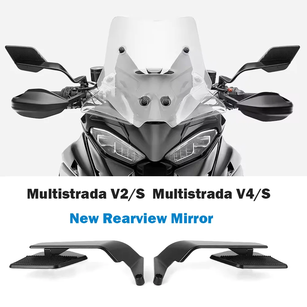 

New For Ducati Multistrada V2 S V4 Rally S RS Pikes Peak Motorcycle Stealth Rotate Mirrors Sports Winglets Rearview Mirrors