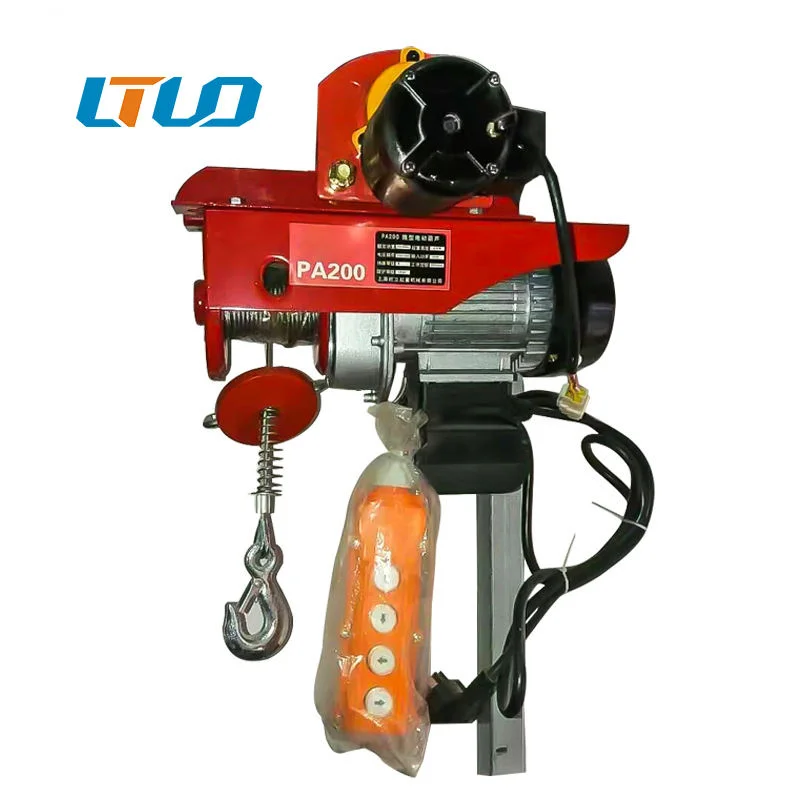

PA Type PA200 Mini Wireless Remote Control Electric Chain Hoist 380V/220V Steel Material Micro Wire Rope Electric Hoist New