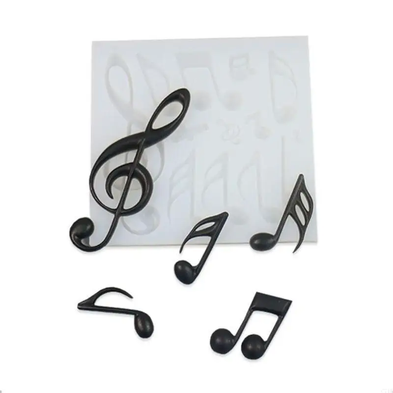  DIY Jewelry Making Tools Musical Note Silicone Mold Guitar Lover Jewelry Pendant Epoxy Resin Casting Mold Instruments