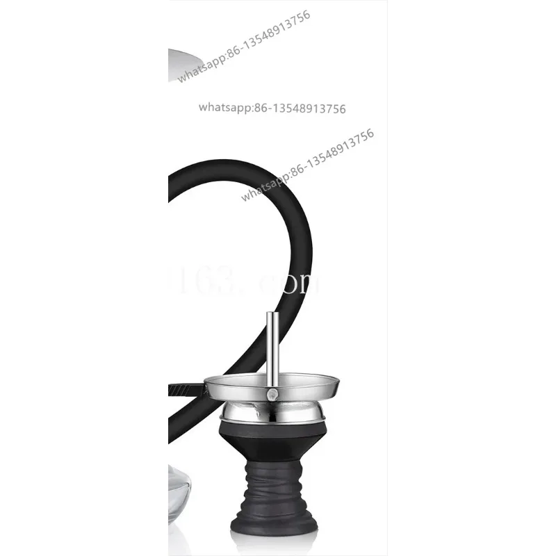 

Первое поколение кальяна, однотрубный кальян из нержавеющей стали, полный набор из смолы.