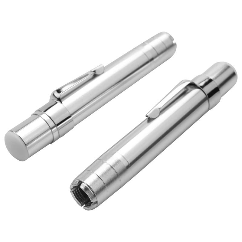 2 Stück Kreide halter aus Silber aluminium legierung