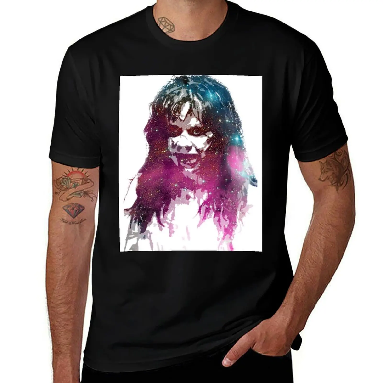 The Exorcist Regan MacNeil Linda Blair T-Shirt quick-drying designer shirts anime tshirt shirts graphic tee men