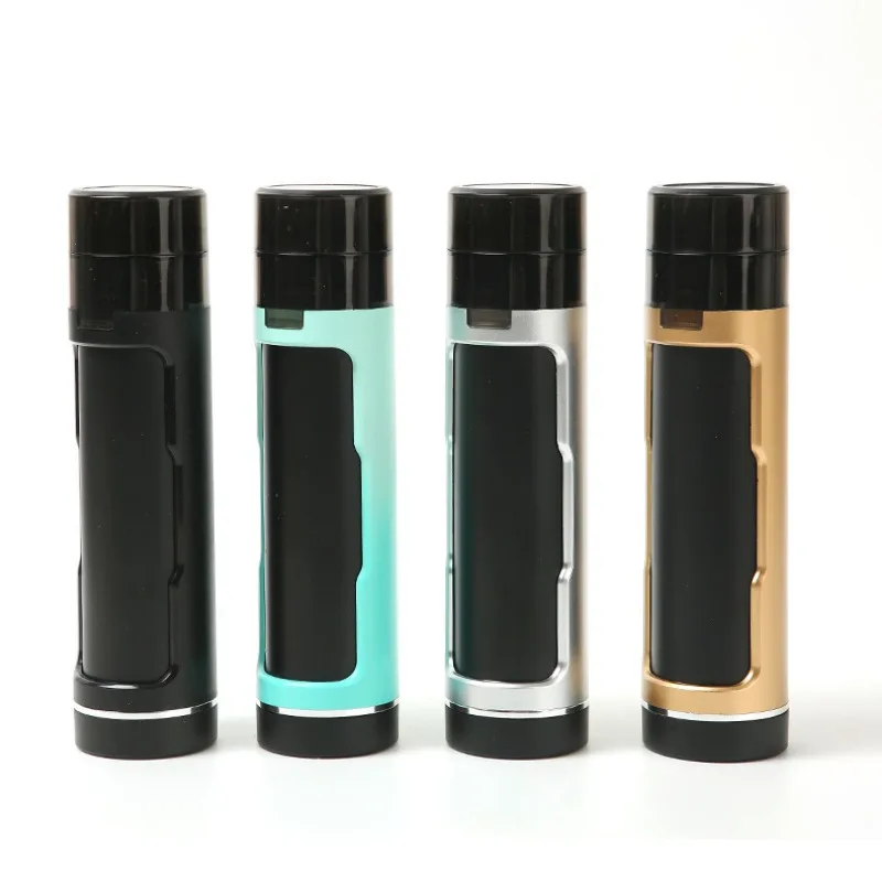 2 tubes tobacco herbal grinder 5 colors crusher metal plastic cutter mill lighting for spice Smoking