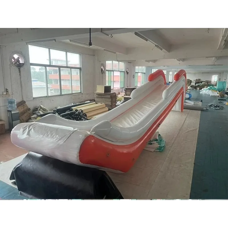 Inflatable with mesh Pool deck chair Sea floating table Rest bar awning