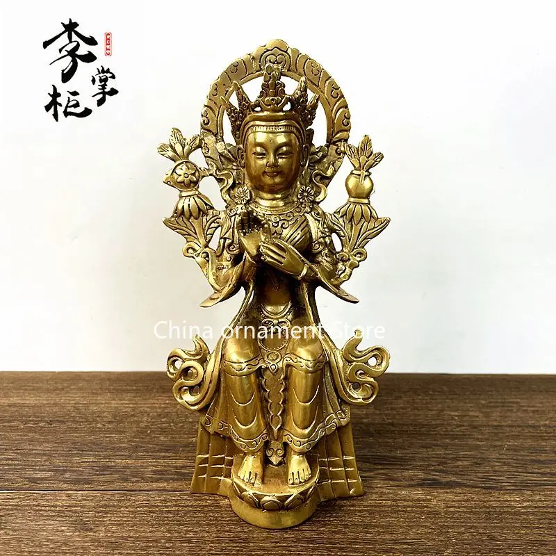 Shopkeeper Li, the home is dedicated to Tibetan Tantra pure copper forced Buddha Future Buddha Maitreya Bodhisattva Tibetan Budd