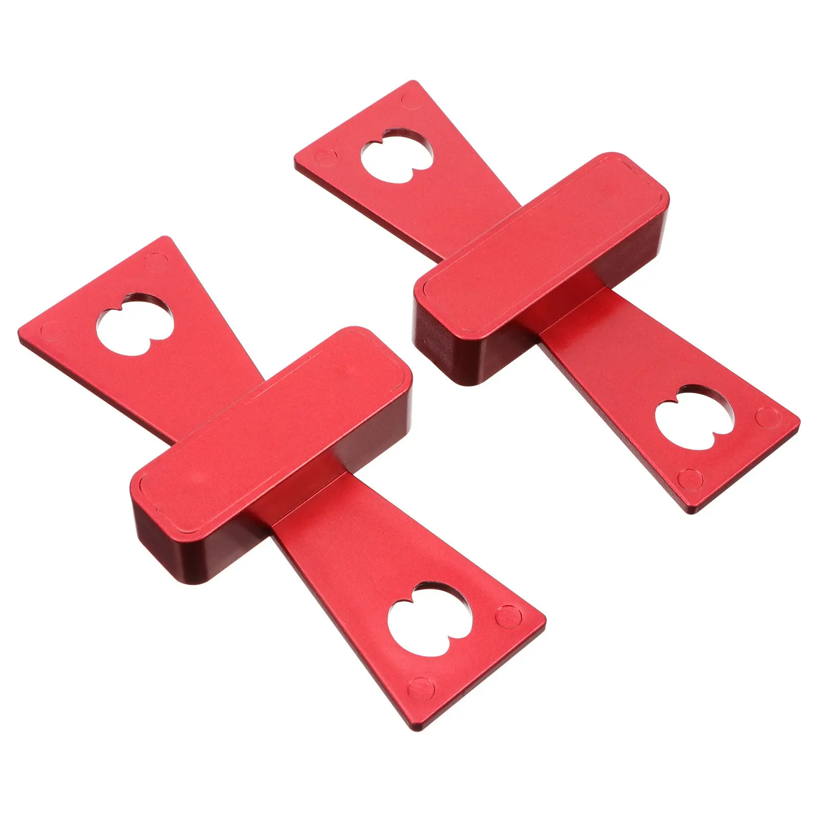 2Pcs Woodworking Marking Gauge Dovetail Configuration Angle Tool for DIY Professionals Rustproof ABS Material Quick Layout Scale