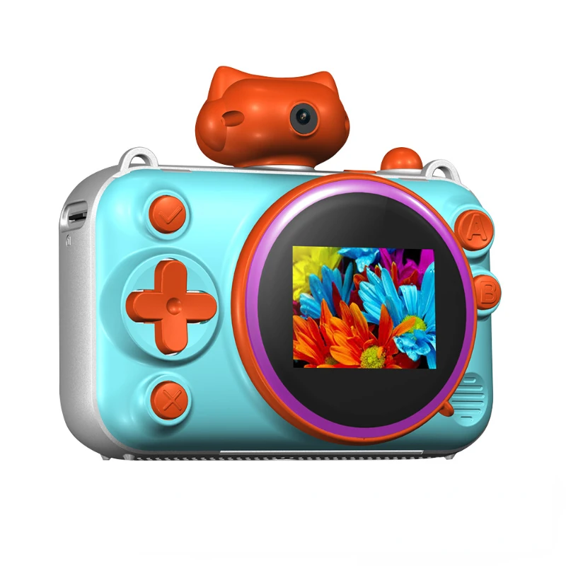 Photo Video HD 2.0-Inch Screen Outdoor Game Colorful Cartoon Children Digital Printing Camera