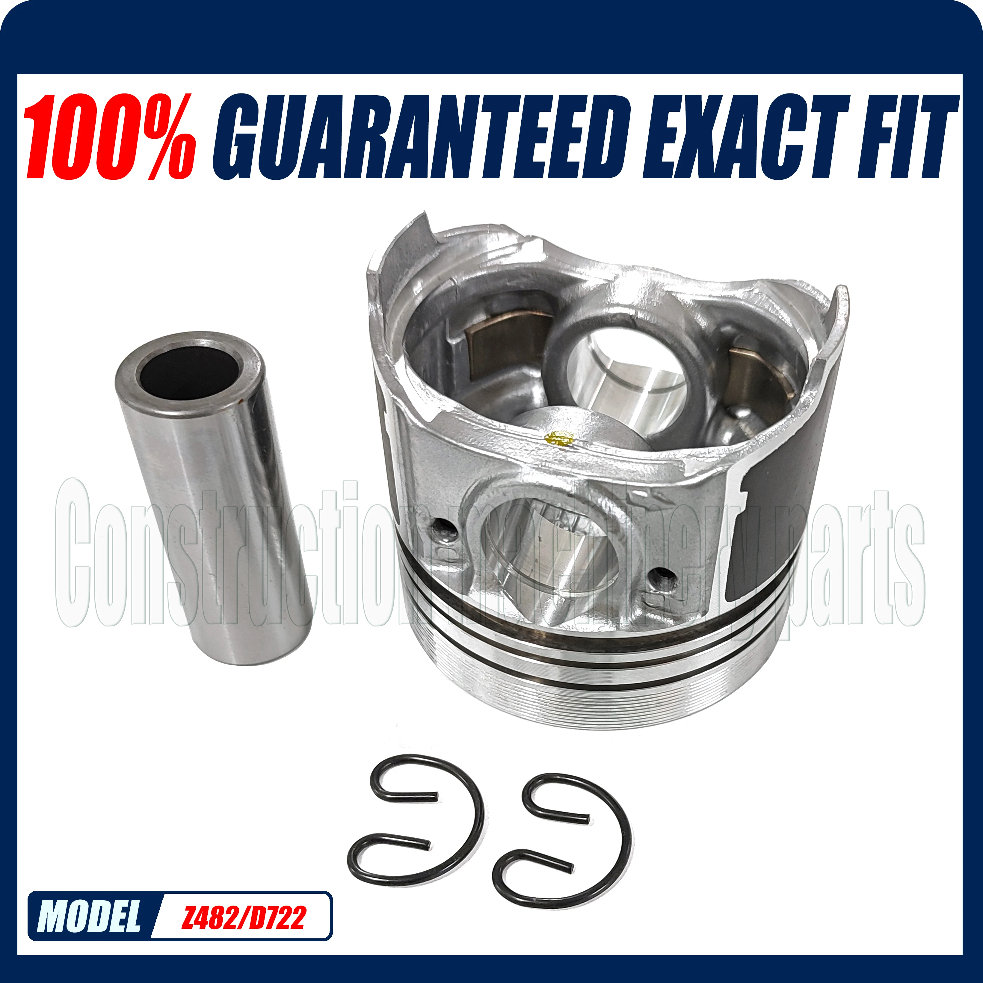 Pistão 67 mm para Kubota D722 Z482 Motor Diesel 1685121110 Jogo do Pistão