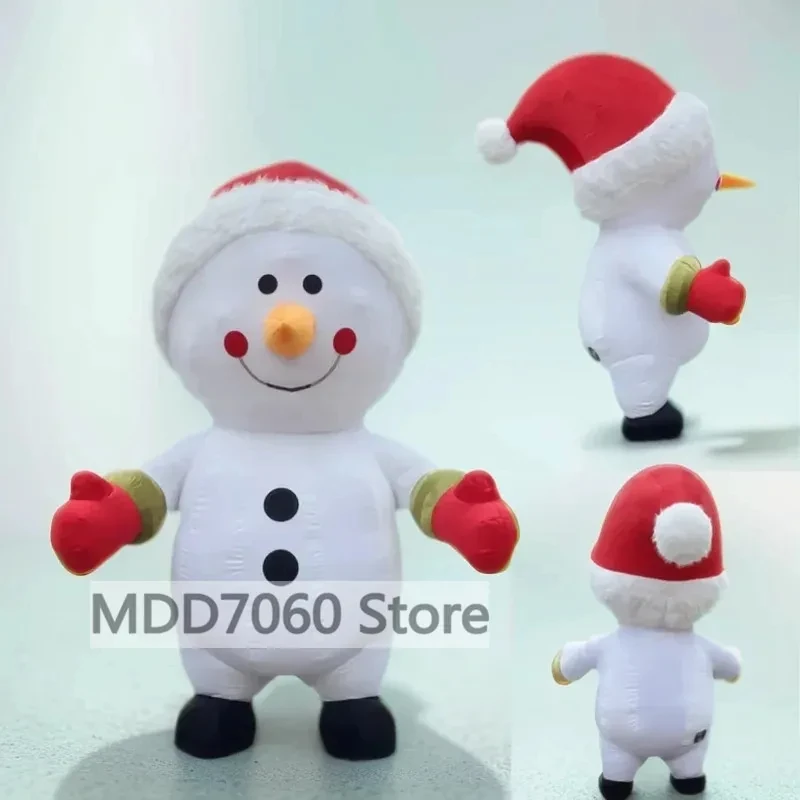 Gigante 2.0M 2.6M babbo natale, renna, Costume gonfiabile della mascotte di Rnowman per il Costume gonfiabile della mascotte del gioco di ruolo della festa di natale