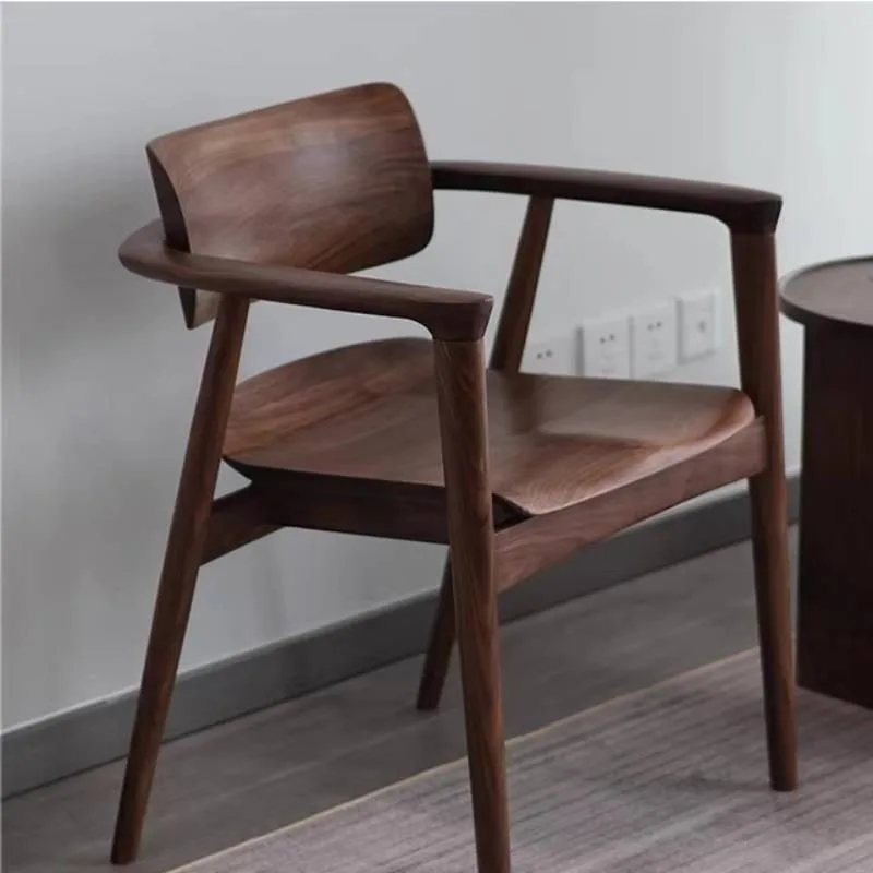 Minimalist Backrest Dining Chairs Elegant French Japandi Office Dining Chairs Living Room Conference Sillas De Comedor Furniture