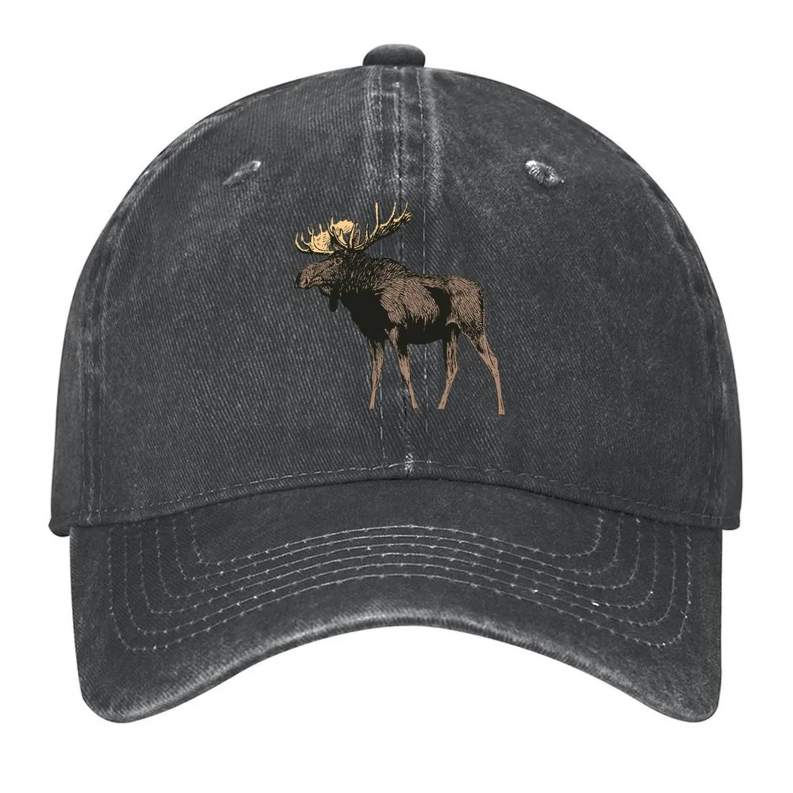 

Moose Baseball Cap Rugby Kids Hat hats on offer fashionable For Women 2025 Men's