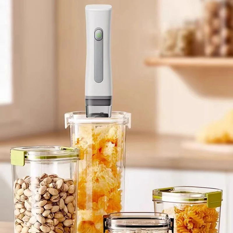 AAAN-Vacuum Sealer Vacuum Sealer For Food Handheld Vacuum Sealer Compact Vacuum Sealer With 30 Reusable Vacuum Seal Bags