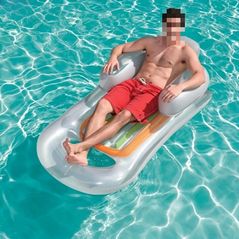 floating swimming ring, water inflatable floating mattress, seaside surfing board, beach lounge chair