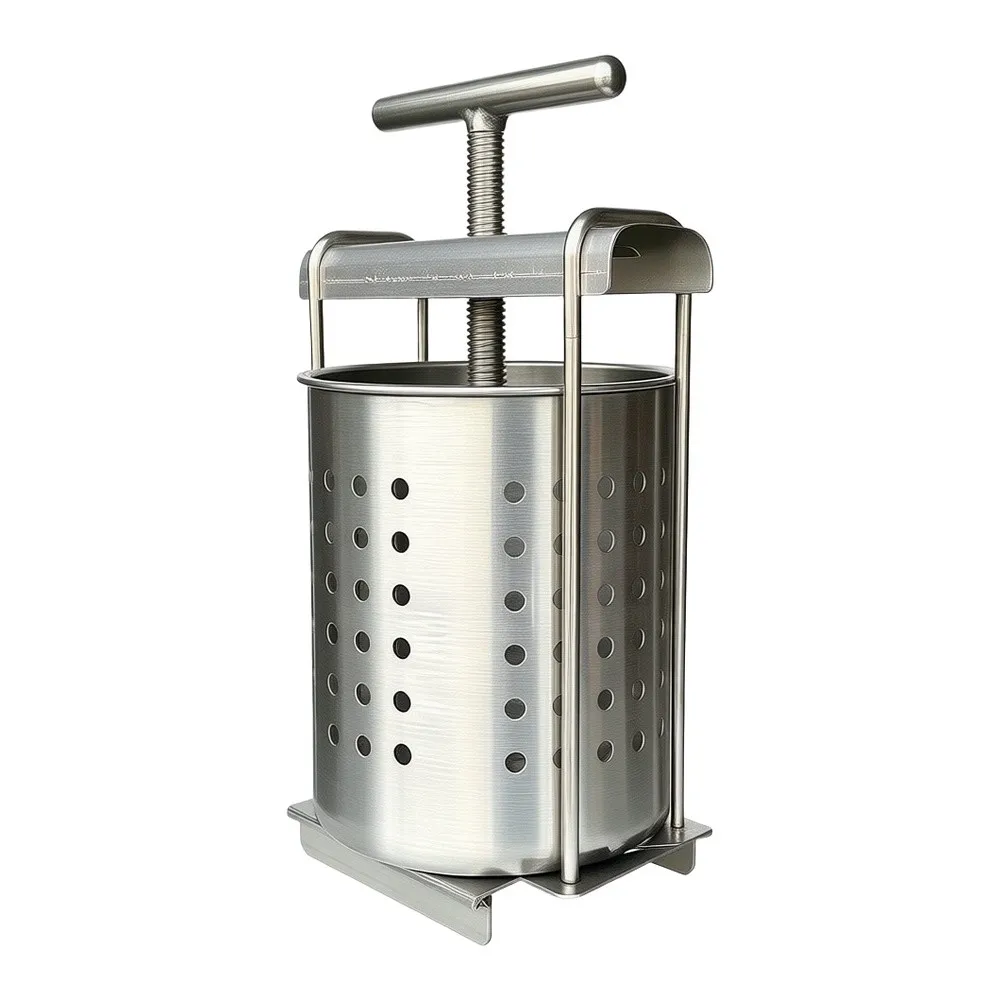 Hand Operated Stainless Steel Juicer for Honey Processing Dumpling Fillings and Salad Prep 1.5L 2.5L Volume Options