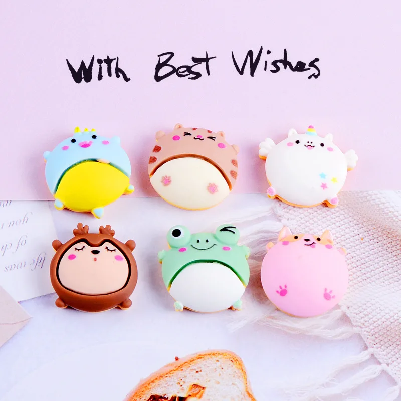 

1pcs Resin Simulation Cartoon Macaron Cream Mobile Phone Case Accessories Food Play Hairpin Hair Ring Diy Handmade Jewelry