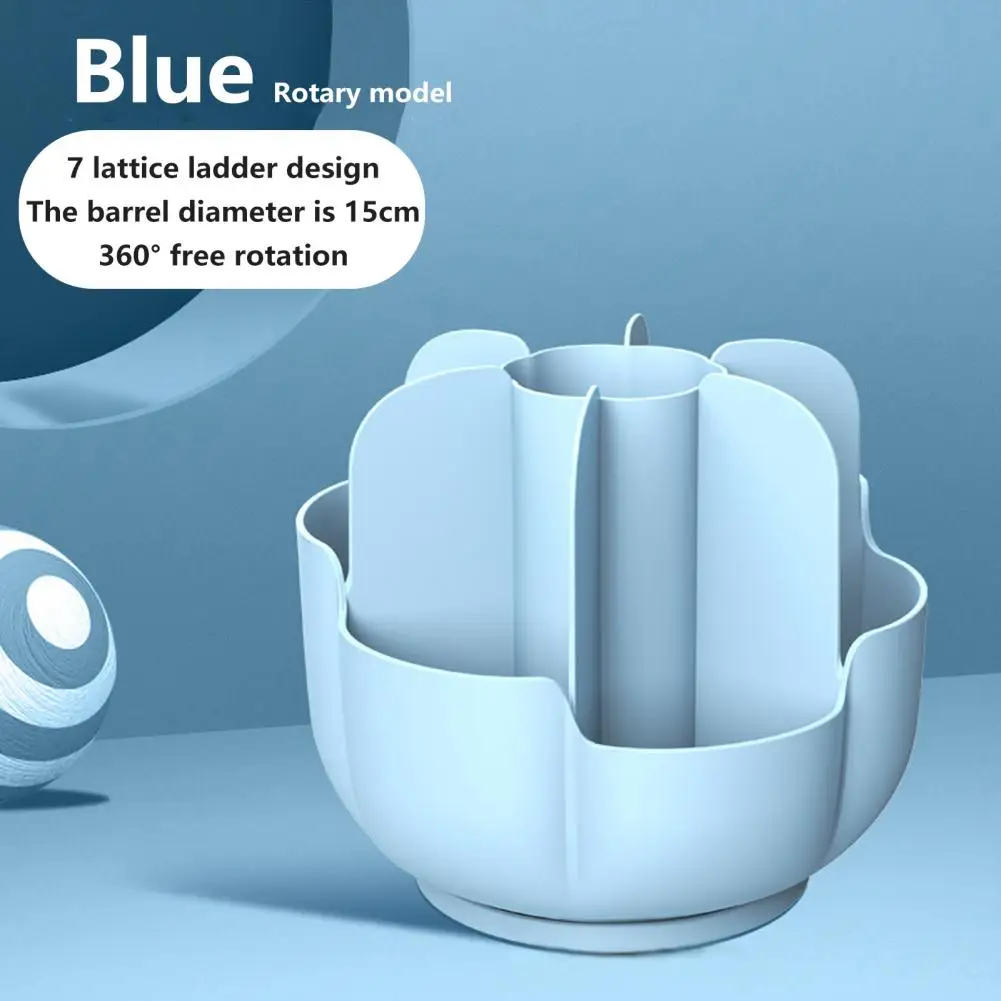 

Прочный пластиковый держатель для ручек, многофункциональный вращающийся на 360 градусов держатель для ручек, вместительный органайзер для дома, школы, офиса, рабочего стола