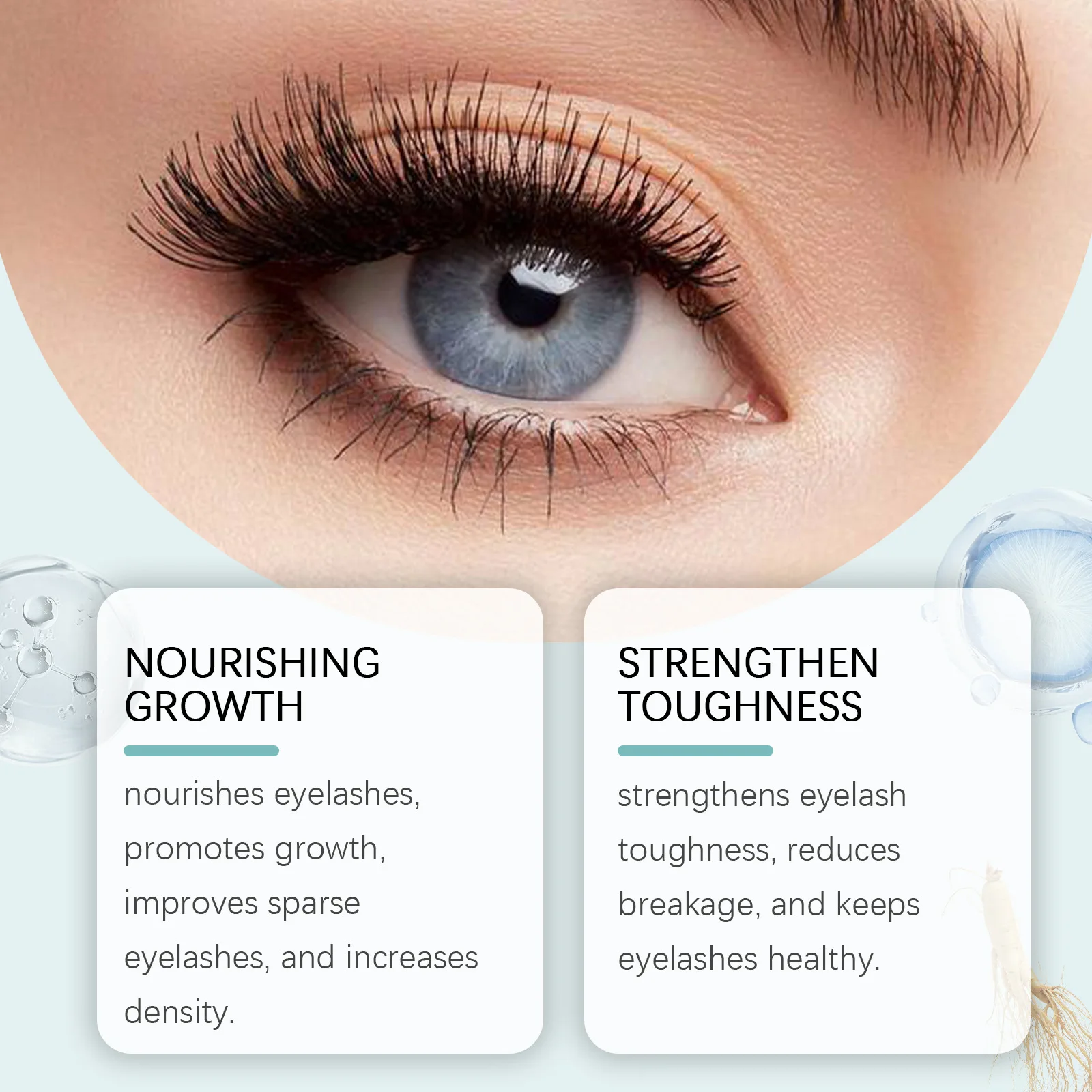 Eyelash Growth Serum Eyelash Enhancement Lengthening Eyebrow Lashes Extension Repair Curly Thicker Nourish Eyelash Lifting Serum