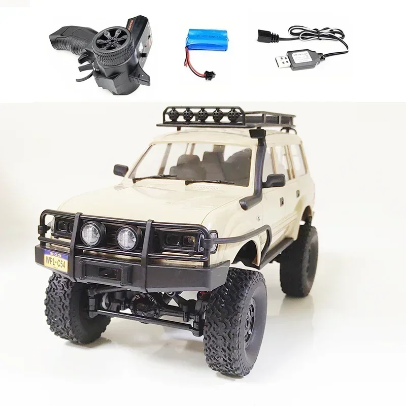 

WPL C54-1 Four-wheel Drive 2.4G Off-road Vehicle Remote Control Car RC Children's Tracked Car Electric Kids Gift Car