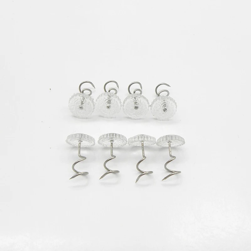 10/20PCS Bed Sheet Clip Transparent Twist Nail Home Slip-Resistant Blankets Cover Grippers Fixing Sofa Cushion Fixing Tools