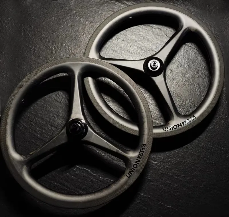

Unionjack carbon wheel for brompton rim 7speed 349wheelset cline pline Tline