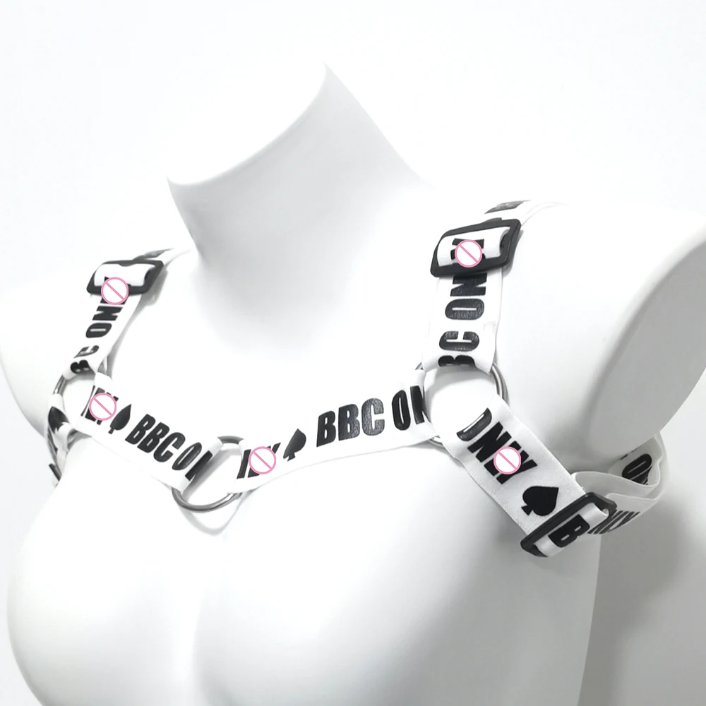 BBC ONLY Body Chest Bondage Strap On Harness Fetish Belts Adjustable Elastic Band Costume Leather Clothes BDSM Sex Toys