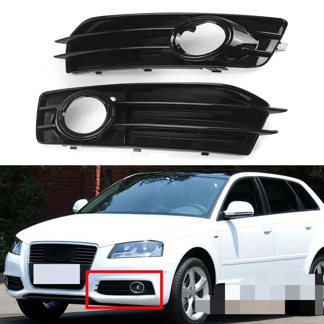 

Front bumper grille fog lamp cover For Audi A3 8P S-Line 2009-2012
