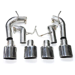 Single Car Exhaust Muffler Pipe Tips For Mercedes Benz W464 G500 G550 G63 G Class Tailpipe Exhaust System Nozzle