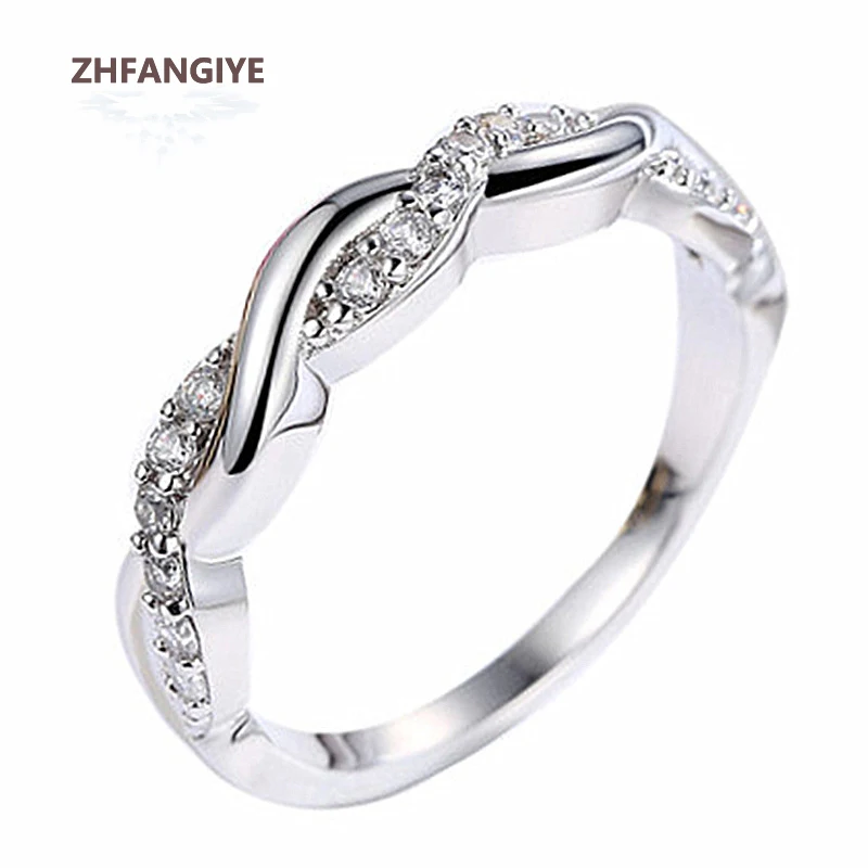 

New Arrival Ring 925 Silver Jewelry with Zircon Gemstone Open Finger Rings for Women Wedding Party Gift Accessories Wholesale